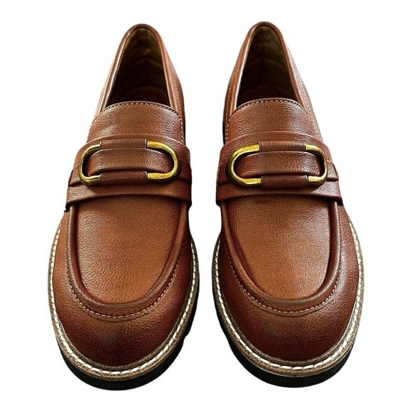 Eurosoft Lola Loafer Women’s Brown Slip On Lug Sole Support Footbed NIB Size 6 - Picture 3 of 10